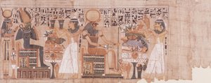 Papyrus avec offrande de sel - Unbekannt Unbekannt
